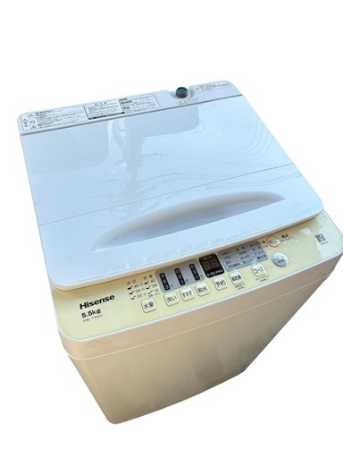 【超美品】ハイセンス　2024年製 洗濯機 (丸洗い洗浄済み★