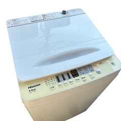 【超美品】ハイセンス　2024年製 洗濯機 (丸洗い洗浄済み★の画像