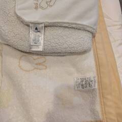 【寝具まとめて】シングル夏用羽毛布団（無印良品）、シングル布団カバー、ベビー用毛布の画像