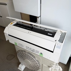 【超美品‼️】定価11万♪日立 2024年製 6畳用エアコン ステンレスクリーン白くまくん フィルター自動お掃除 凍結洗浄 ecoこれっきり運転 100V/2.2kwの画像