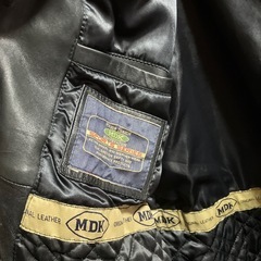 レザーハーフコートの画像