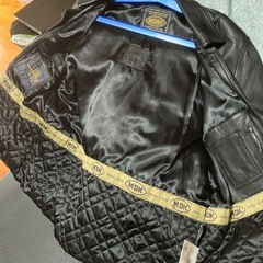 レザーハーフコートの画像