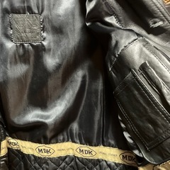 レザーハーフコートの画像