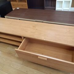 ★リユースのサカイつくば店★TK7452  TVボード ナチュラル H41×D151×W39 クリーニング済みの画像