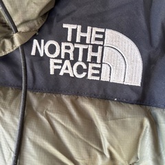 ノースフェイス　メンズXS カーキ　800フィル　ウィンドストッパーの画像
