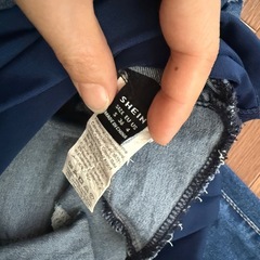 SHEIN マタニティー ダメージデニム ジーンズ sの画像