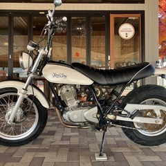 SUZUKI バンバン200 NH41A スカチューン 社外マフラー　社外ハンドル　タックロールシート新品　ブレーキパッド新品　LEDテールライトの画像