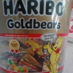 コストコ商品番号　50580　ハリボー ゴールドベアー ドラム 1000g　A17440の画像