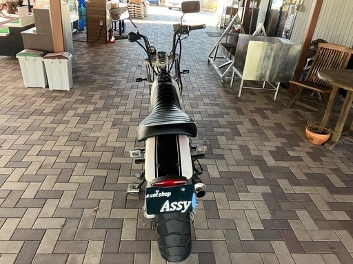 値下げ❗️SUZUKI バンバン200 NH41A スカチューン 社外マフラー　社外ハンドル　タックロールシート新品　ブレーキパッド新品　LEDテールライト