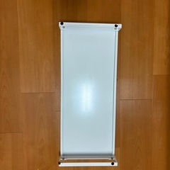 リヒトラブ パソコン台 モニター台 机上台 ゲーミング 幅59×奥行25×高さ8cm ロー 耐荷重15kg 白 A7332-0の画像