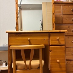 ドレッサー 鏡なしの中古が安い！激安で譲ります・無料であげます