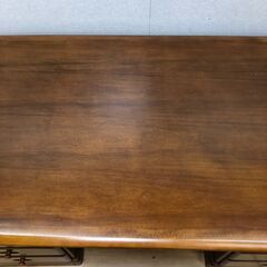 カリモク SC-5051 両袖机 デスク 高級 書斎机 重厚 天然木 分解組立可 事務机 役員机 ワークデスク　251126-1の画像