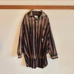 【Maison MIHARA】Ombre Stripe Shirt size38の画像