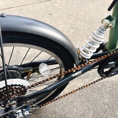 取引中！折りたたみ自転車の画像