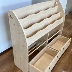 おもちゃ収納絵本棚【町田市再生家具】252456の画像