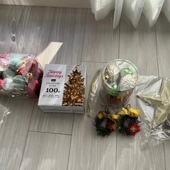クリスマスツリー､装飾一式
の画像