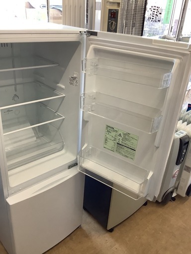 TOSHIBA 2ドア冷蔵庫 右開き 153L GR-M15BS  リサイクルショップ宮崎屋　佐土原店　25.11.26