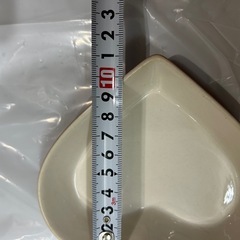 ハート型のお皿の画像