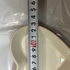 ハート型のお皿の画像