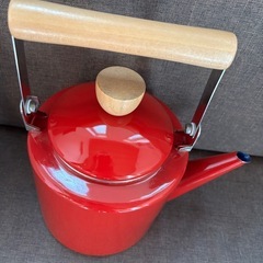 ニトリ　おしゃれケトル　ホーロー　ケトルの画像