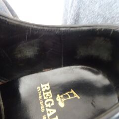 黒の革靴（REGAL）です。　サイズ24.5の画像