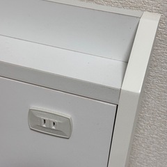 【決まりました】収納・コンセント付きセミダブルベッドの画像