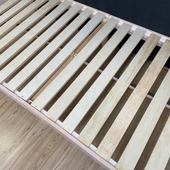 【セット】ニトリ すのこベッド ＋ マットレス NTEXPSM /　シングルサイズ　の画像