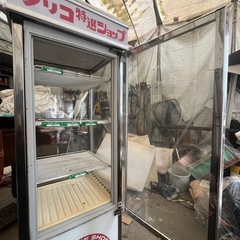 グリコ特選ショップ冷蔵ショーケース(当時物)レトロ冷蔵庫の画像