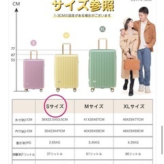 スーツケース(機内持ち込み可)の画像