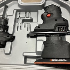 2511-665 BLACK＆DECKER マルチツール KC2000F 通電確認済み バッテリーの劣化具合・寿命不明 ※付属品一部不足 中古の画像
