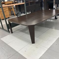 ★リユースのサカイ千葉中央店★  折り畳みテーブル ブラウン H32×D75×W120 クリーニング済み TC5510の画像