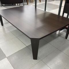 ★リユースのサカイ千葉中央店★  折り畳みテーブル ブラウン H32×D75×W120 クリーニング済み TC5510の画像