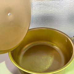 【お引取 限定】アルミ製両手鍋　38センチ　軽量　蓋付き大鍋　＊033-Gの画像