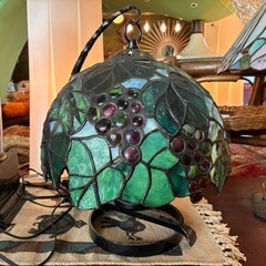 アンティーク/ステンドグラス/ルームライト/フロアランプ/卓上照...