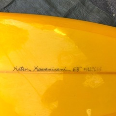 カツカワミナミサーフボード
length：6’8”　width：22の画像