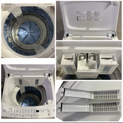 59m ヤマダ電気 YWM-TV100K 全自動洗濯機 10kg 23年製 の画像