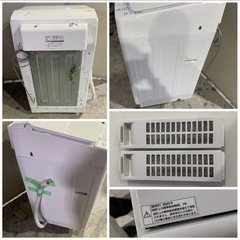 59m ヤマダ電気 YWM-TV100K 全自動洗濯機 10kg 23年製 の画像