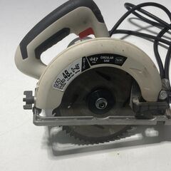  店頭引き渡し 中古 DCM 電気まるのこ T-C-147 動作確認済 コード修復跡あり 工具の画像