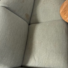 ニトリ　カウチソファー　布張りタイプの画像