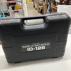2511-666 アースマン インパクトドライバー ID-126 通電確認済み バッテリーの劣化具合・寿命不明 中古の画像