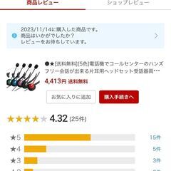 【未使用品】一般電話機用ヘッドセット(片耳用)の画像