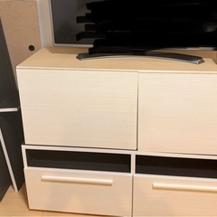 日本製LOWYA ロウヤ　壁面収納テレビ台の画像