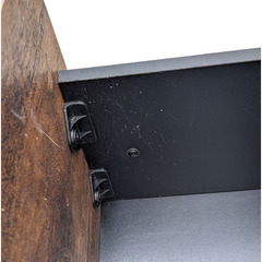 ★ニトリ★ワゴン　サイドテーブル　幅48×奥行40×高さ46cm　キャスター付き　ステイン　ブラウンの画像