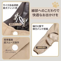 犬　レインコートの画像