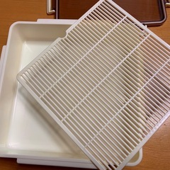 12   大きなプラスチックお重　2段　お弁当箱　の画像