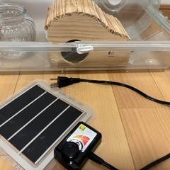 ハムスター飼育セット　冬用ポカポカヒーター付き　砂　迷路付きの画像