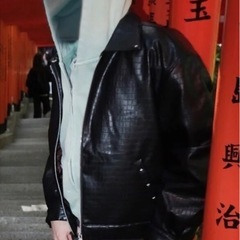 【今季完売】BELVET Leather Jacket レザージャケット　Mの画像