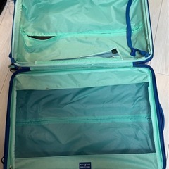 大きめスーツケース 花柄 4輪キャリーの画像