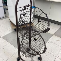 ★リユースのサカイ千葉中央店★  ランドリーバスケット 茶 H95×D40×W35 クリーニング済み TC5515の画像