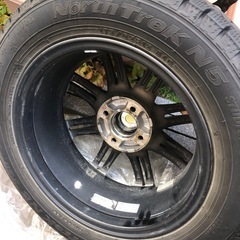 スタッドレスタイヤ、ホイールセット　三菱アイ用の画像